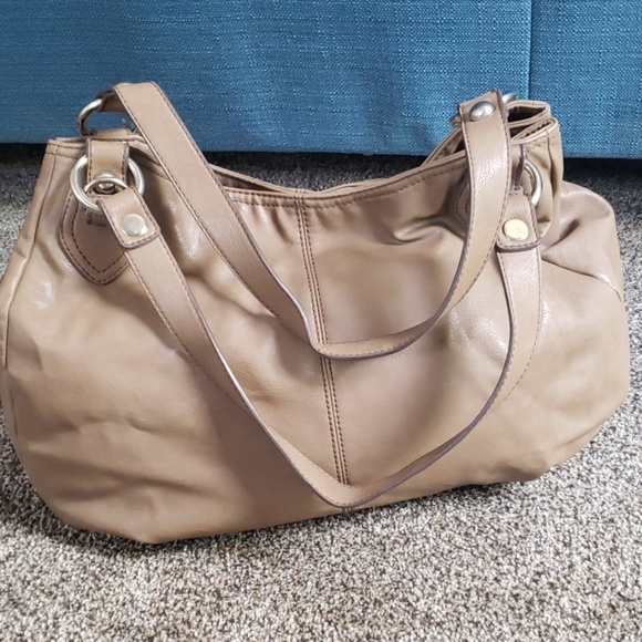 Light brown leather handbag - Picture 2 of 3
